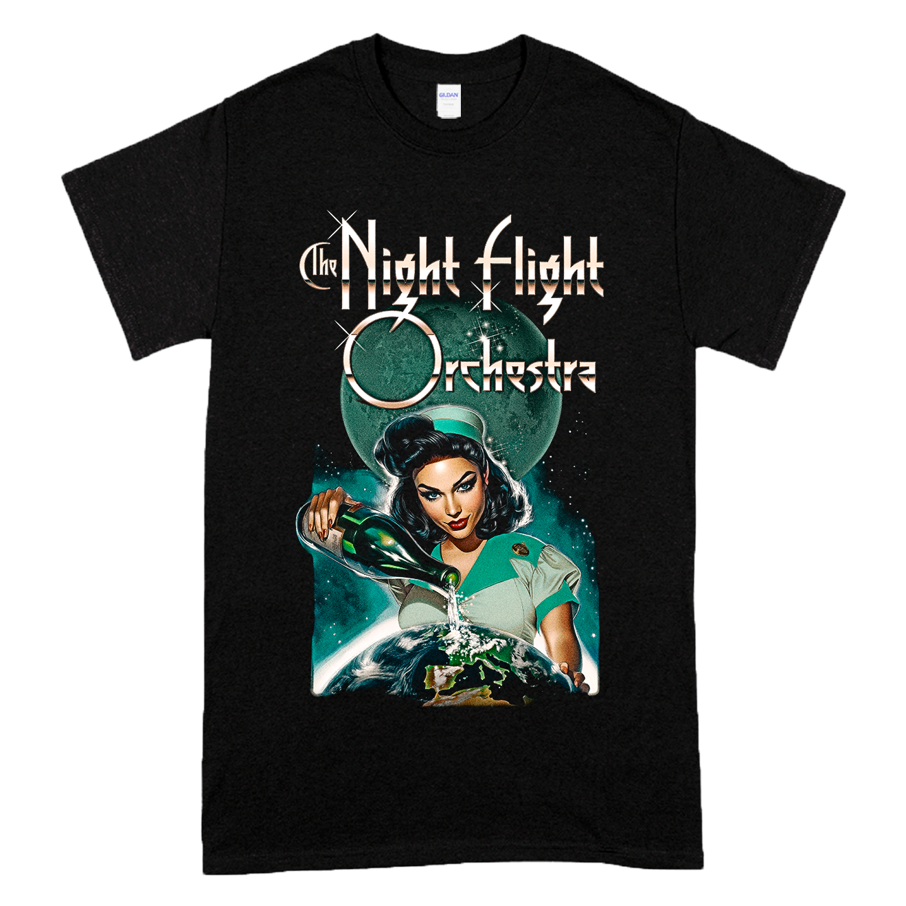Night Flight Orchestra "Moon Over Australia 2025 Tour" T-Shirt