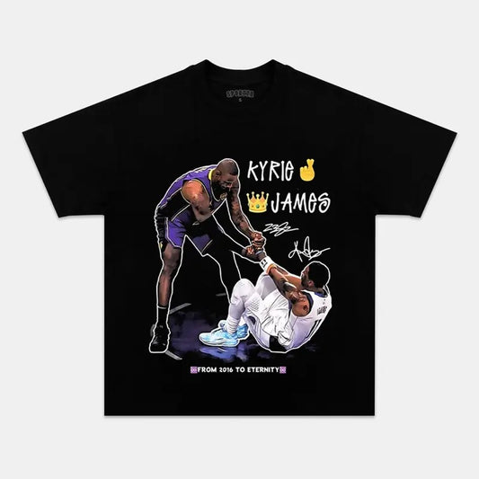 LEBRON JAMES & KYRIE IRVING Tee | Vintage Tee Graphic T-Shirt Sweatshirt Hoodie | Sport Tee - Gift For Fan