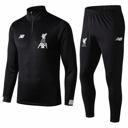 LFC Black with White Logo High Neck Black suit 1