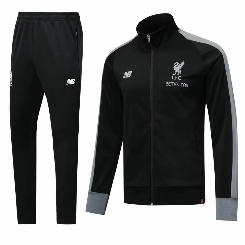 LIPOOL BLACK TRAINING LONG ZIP Training Suit