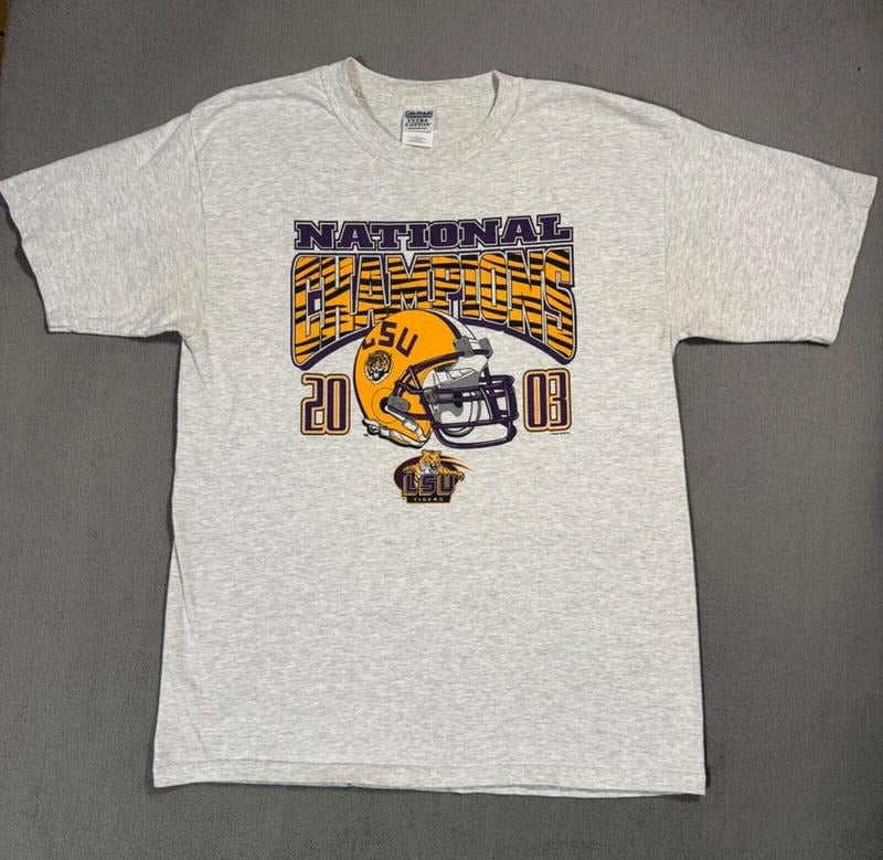 LSU Louisiana State Tigers SEC Football Vtg Y2K Unisex T-shirt Sweatshirt Hoodie14 Hoodie | InkThreadWorks.com