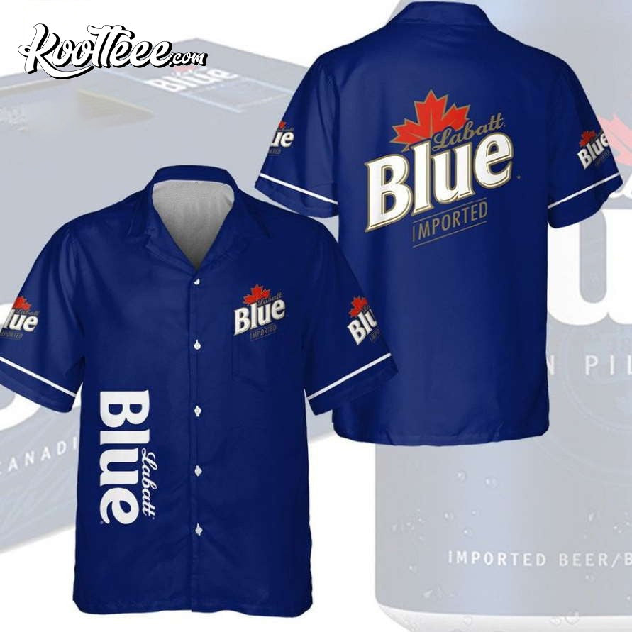 Labatt Blue Imported Hawaiian Shirt