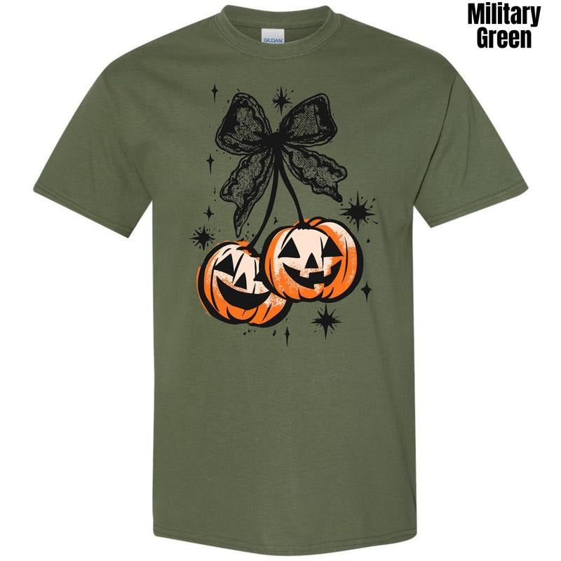Lace Pumpkin Cherries Gildan T-Shirt 'NLB' Hoodie, Sweatshirt | InkThreadWorks.com