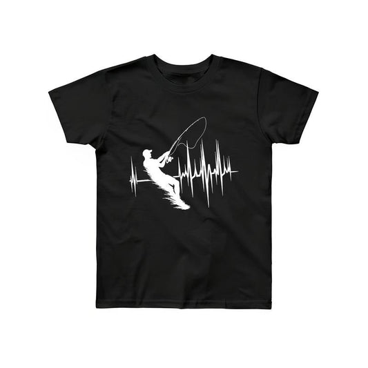 Lake Mode Fishing Shirt - Men's Front Printed Short Sleeve T-Shirt Top - Casual Sport Style - Comfortable & Breathable...