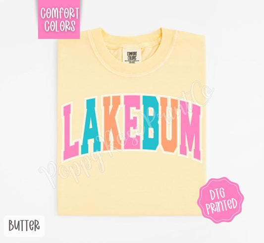 Lakebum Comfort Colors Tshirt, Cute Lake Shirt, Trendy Summer Tee, Gift for Her Hoodie, Sweatshirt | InkThreadWorks.com