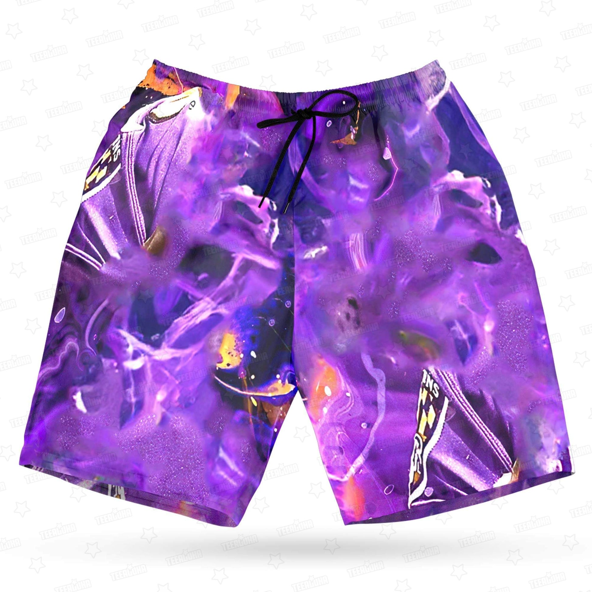 Lamar Jackson Ravens Hawaiian Shirt Gridiron Majesty by