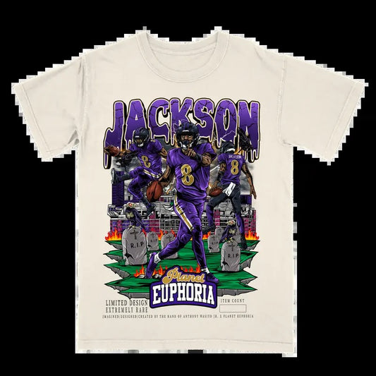 Lamar Jackson V3 Tee Gift For Fan - Men's Casual T-shirt - Menswearstyle{n002}2 Hoodie, Sweatshirt | InkThreadWorks.com