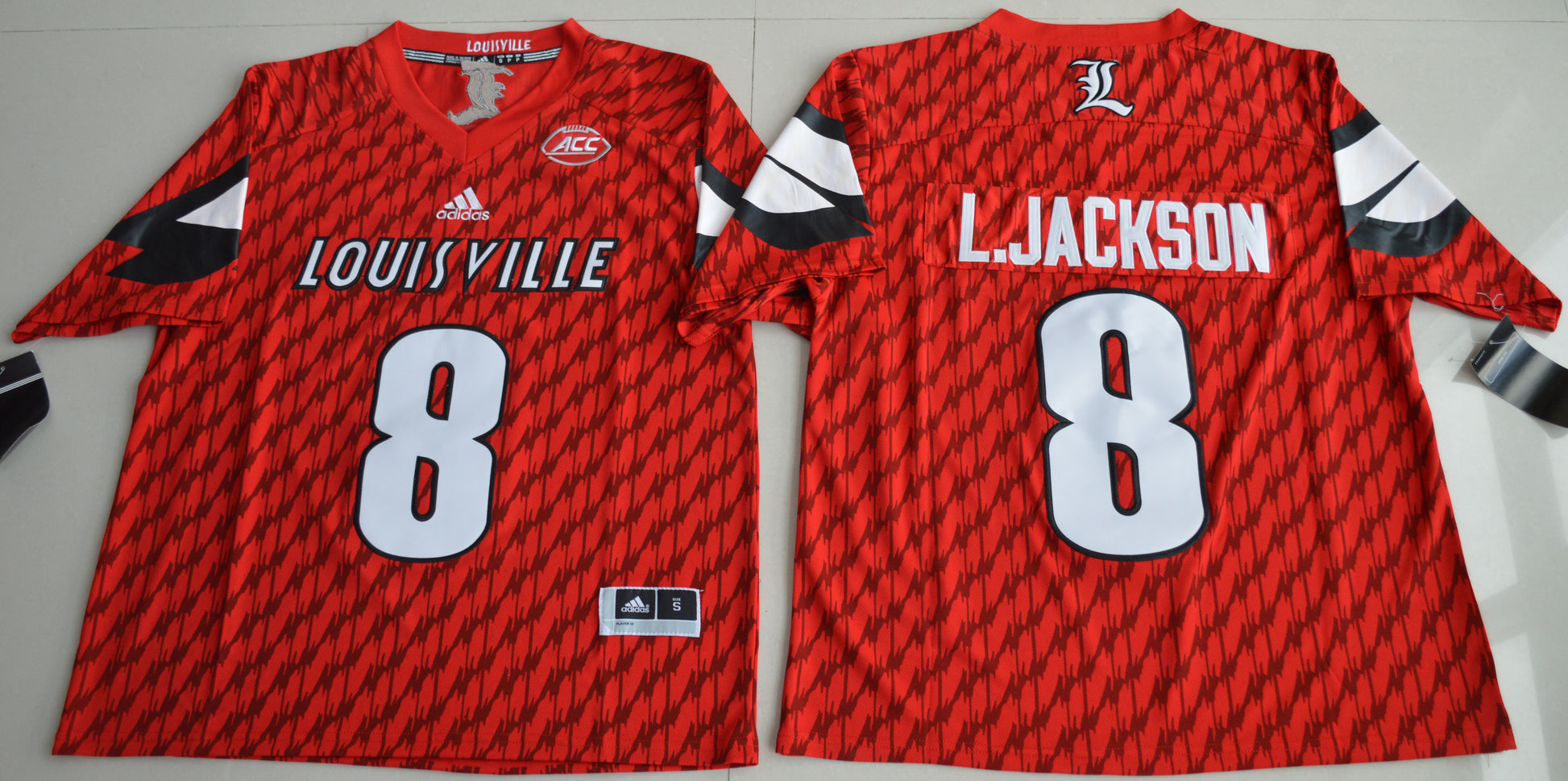 Lamar Jackson 8 Red