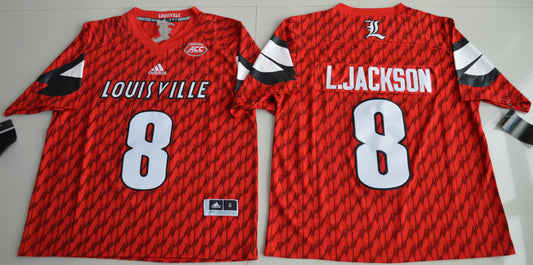 Lamar Jackson 8 Red