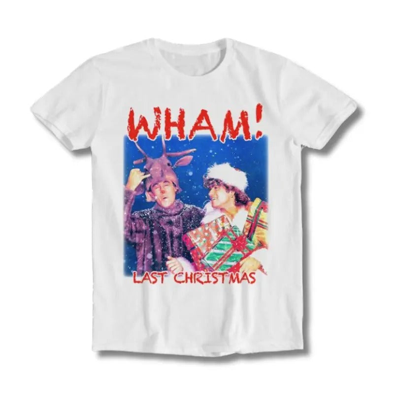 Last Christmas Wham Xmas Santa Music Funny Retro Unisex Graphic Tee, Sweatshirt, Hoodie Gift For Women Top Womenswear Underwear Humen Lady Comfort