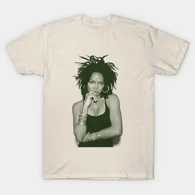 Lauryn Hill T Shirt Vintage Graphic Lauryn Hill T Shirts T-Shirt Top