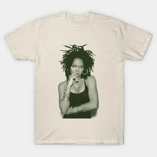 Lauryn Hill T Shirt Vintage Graphic Lauryn Hill T Shirts T-Shirt Top