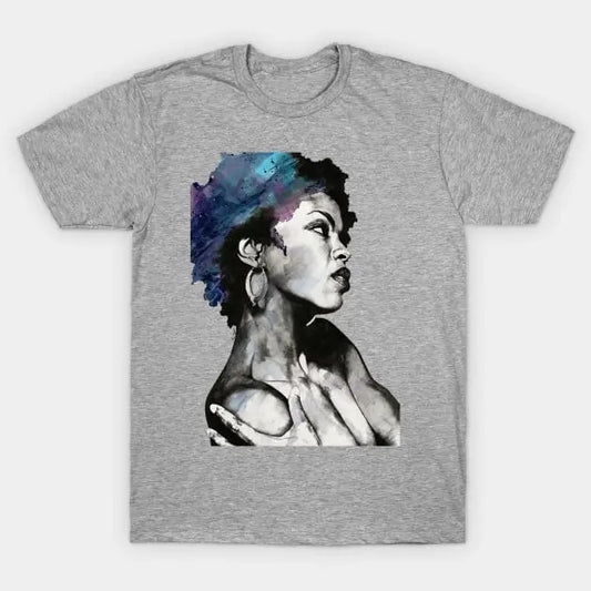 Lauryn Hill T Shirt Vintage Graphic Miseducation red | Lauryn Hill tribute portrait Classic Menswear