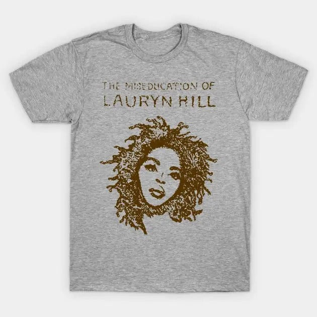 Lauryn Hill T Shirt Vintage Graphic The Miseducation of Lauryn Hill Menswear Top