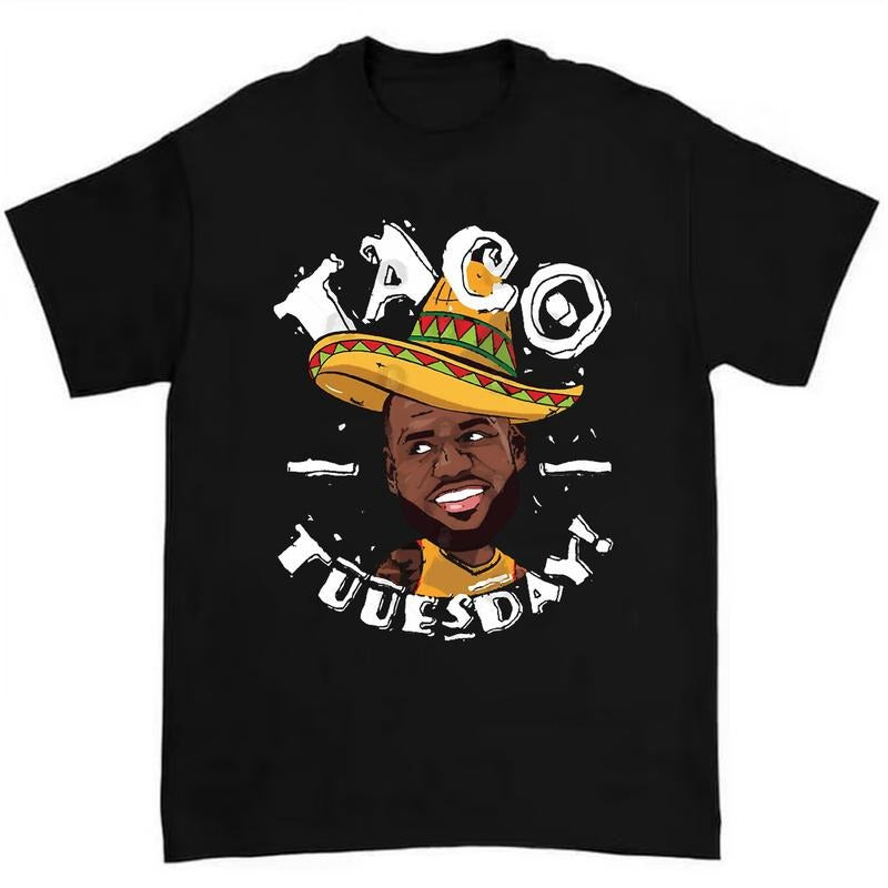LeBron Taco Bell T-Shirt Funny and Quirky Design for Basketball and Fast Food Fans Hoodie, Sweatshirt | InkThreadWorks.com