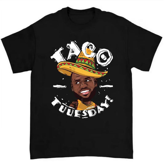 LeBron Taco Bell T-Shirt Funny and Quirky Design for Basketball and Fast Food Fans Hoodie, Sweatshirt | InkThreadWorks.com