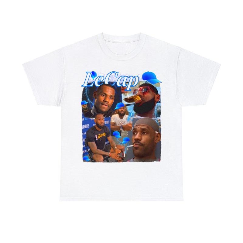 LeCap T-Shirt Featuring Iconic LeBron Meme Design for Fans Hoodie, Sweatshirt | InkThreadWorks.com