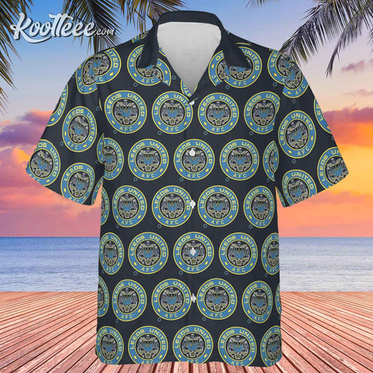 Leeds United Badge Hawaiian Shirt