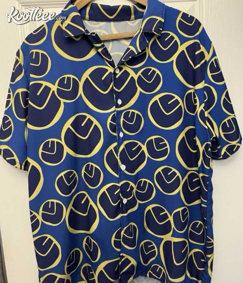 Leeds United Logo Hawaiian Shirt