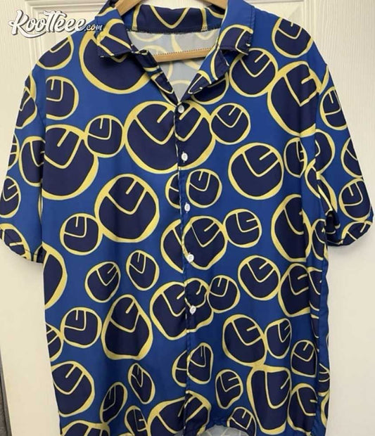 Leeds United Logo Hawaiian Shirt