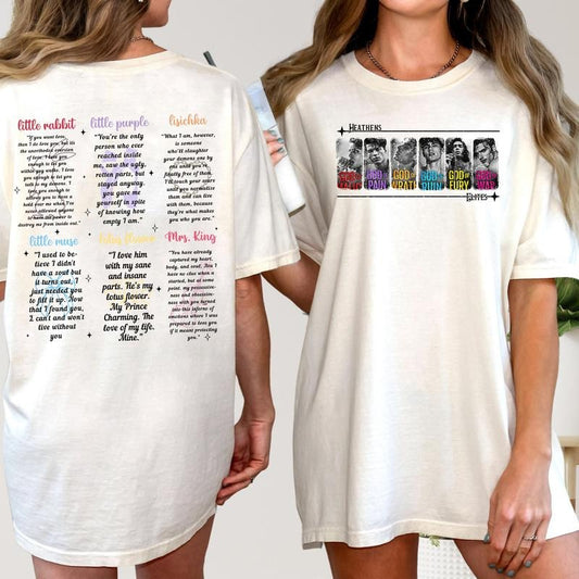 Legacy of God's T-Shirt, The Heathens Sweatshirt, I Love You Hoodie, God Of Malice Tee, Dark Romance Sweater