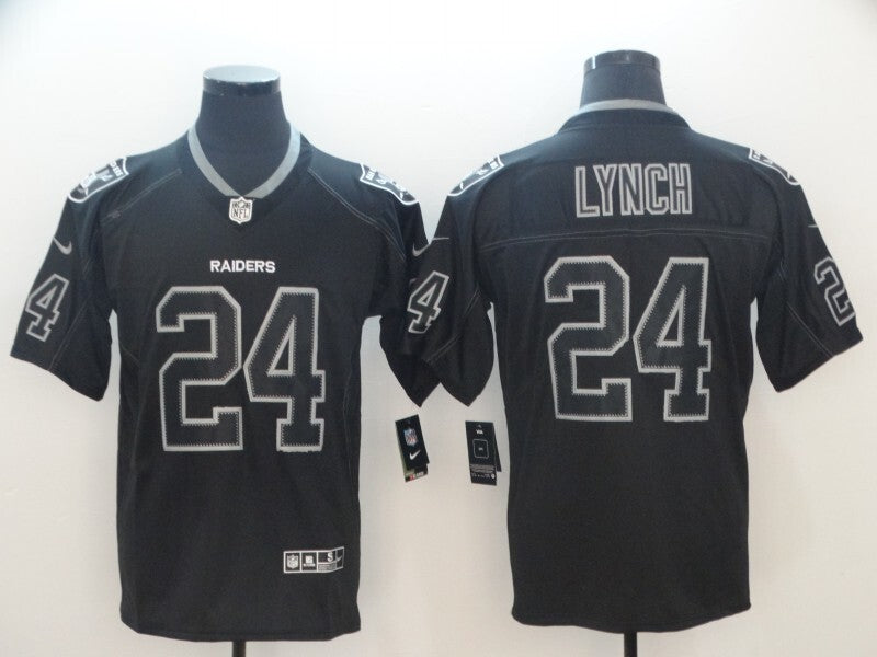 Legend Lights Out Oakland Raiders #24 Marshawn Lynch 040