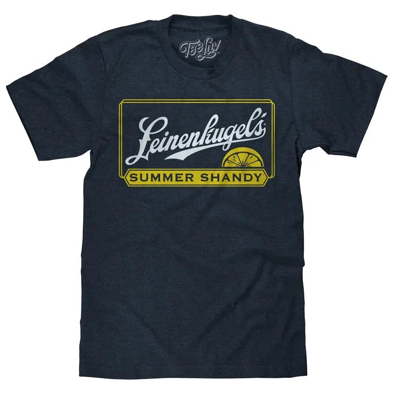 Leinenkugel's Summer Shandy Logo T-Shirt - Navy Hoodie, Sweatshirt | InkThreadWorks.com