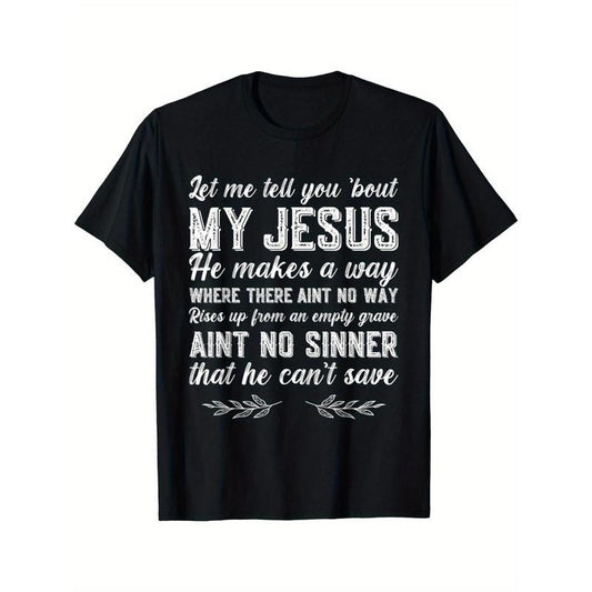 Let Me Tell You About My Jesus Christian T-Shirt Made in USA Hoodie, Sweatshirt | InkThreadWorks.com