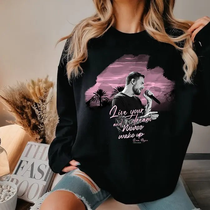 Liam Paye, 1.D Liam Pay ne,  Liam Pay ne fan Shirt unisex music t-shirt Hoodie, Sweatshirt | InkThreadWorks.com