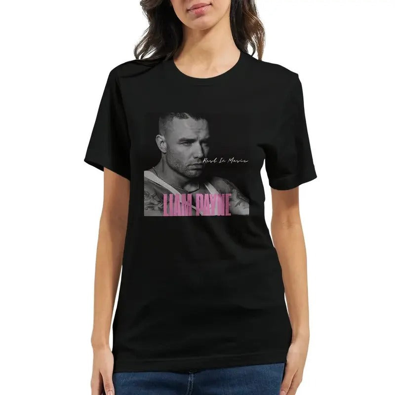 Liam Payne One Direction T-, Retro Liam Payne Tribute , One Direction Muic Band , 1D Thank For Memorie , Gift For Fan...