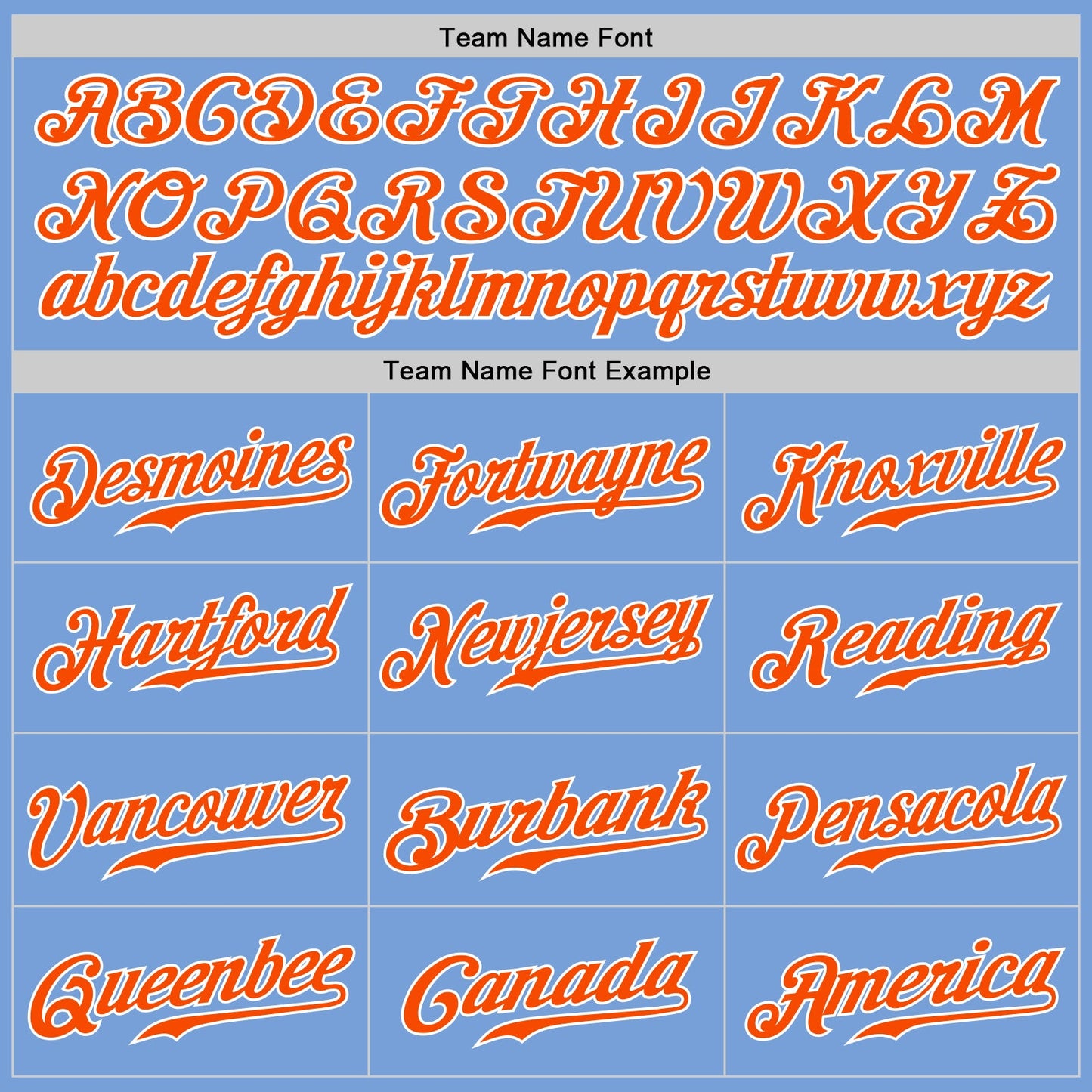 Custom Light Blue Orange-White Authentic Baseball Jersey