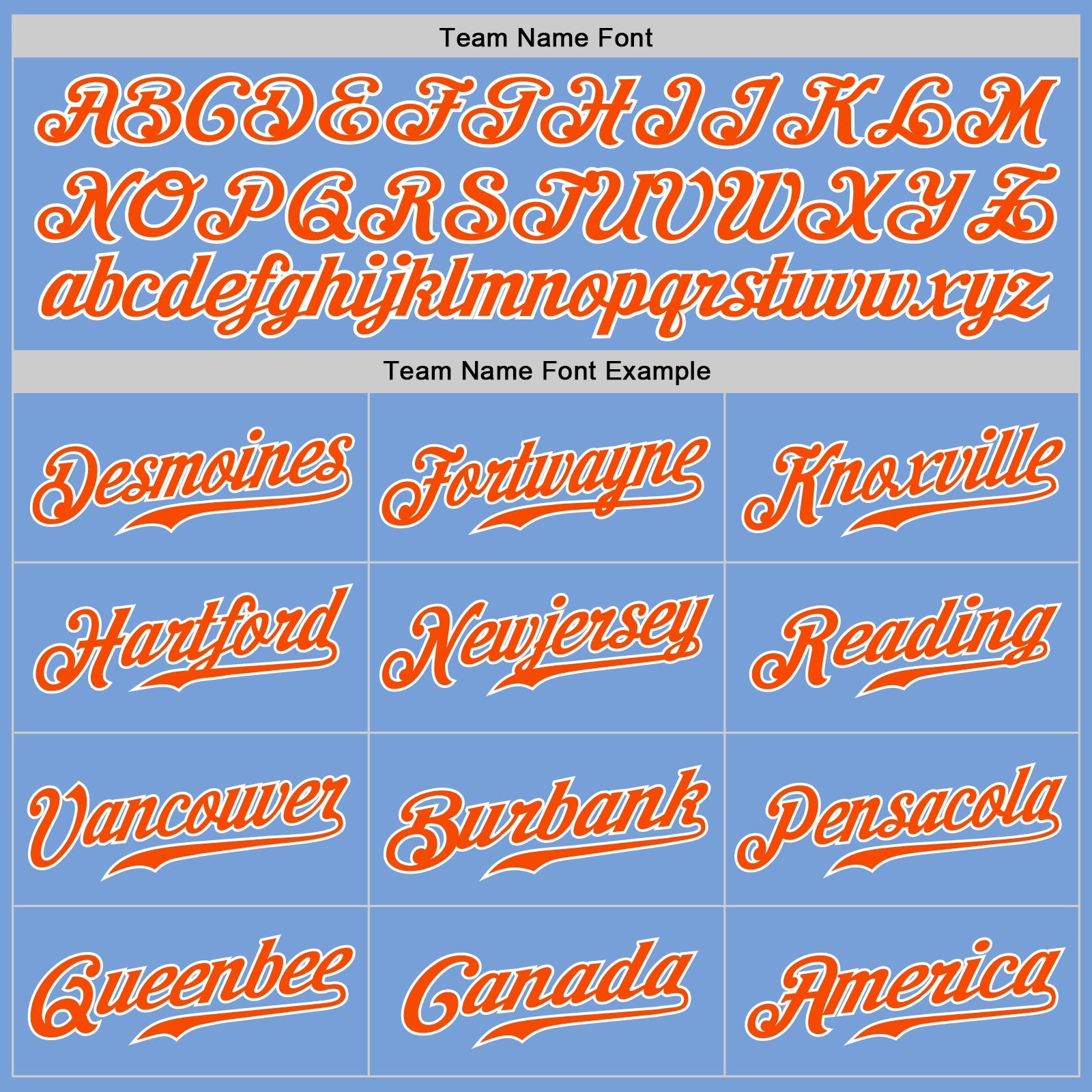 Custom Light Blue Orange-White Authentic Baseball Jersey