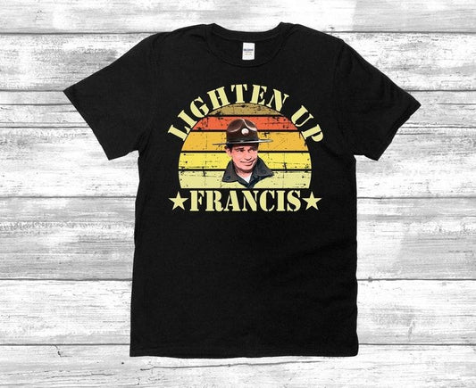 Lighten Up Francis Stripes Movie Quote Unisex T-Shirt, Pope Francis T-Shirt, Pope Francis 1936 - 2025 T-Shirt Hoodie,...