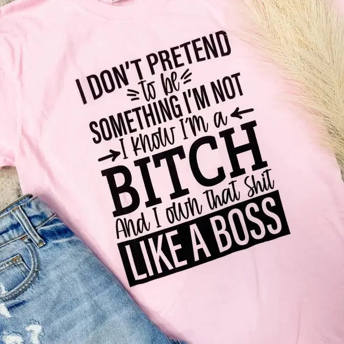 Like A Boss Graphic Tee
