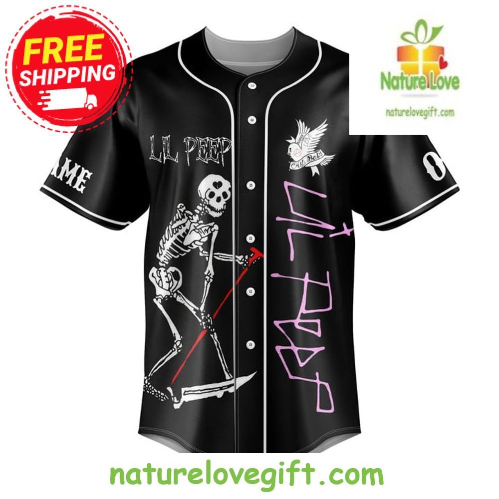 Lil Peep Black Hawaiian Shirt Everybody’s Everything Merch