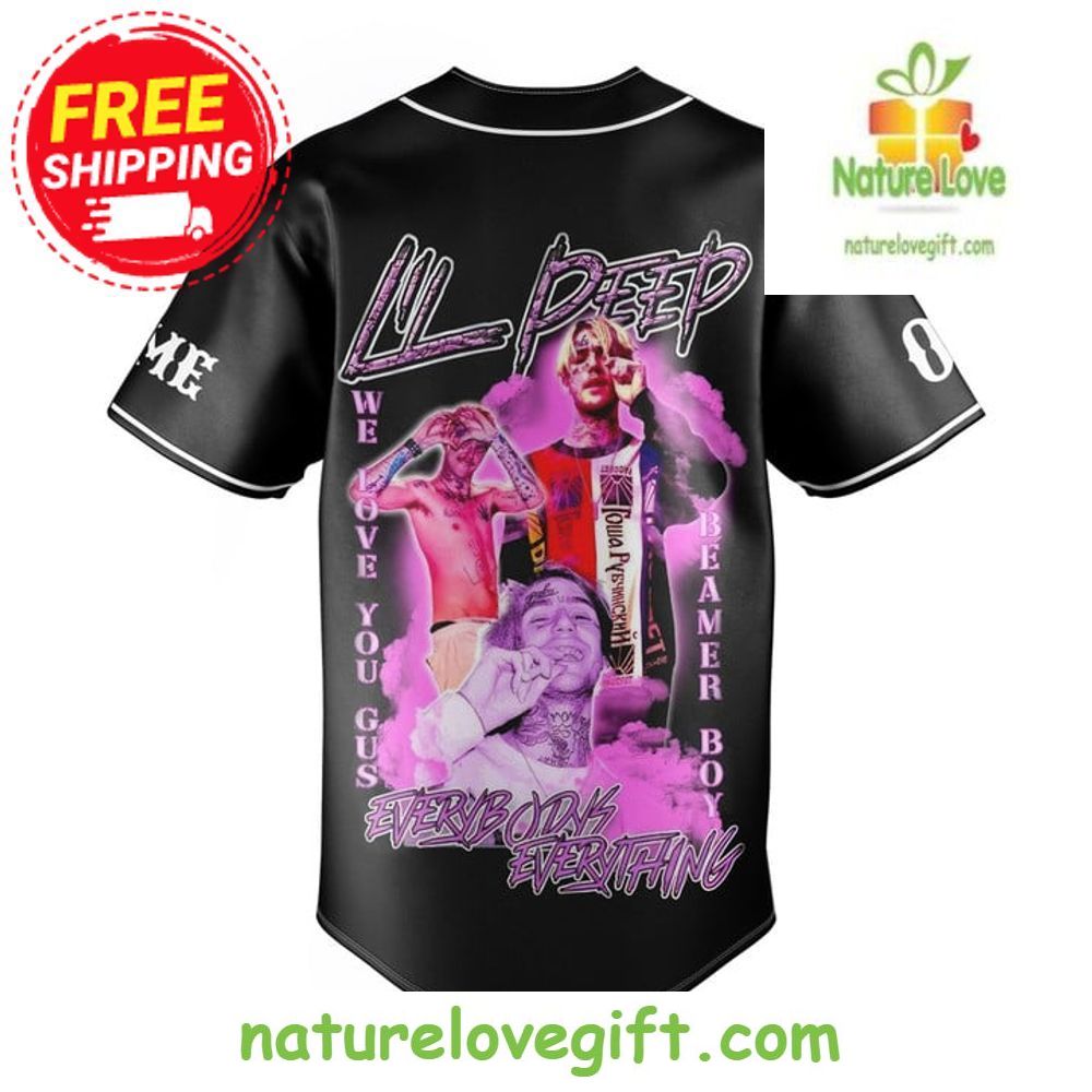 Lil Peep Black Hawaiian Shirt Everybody’s Everything Merch