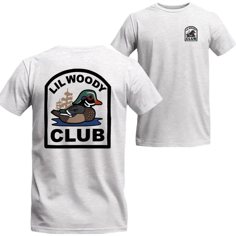 Lil Woody Club SHort  Sleeve Tee Vintage T-shirt, MW Unisex Shirt Menswear Top Hoodie, Sweatshirt | InkThreadWorks.com