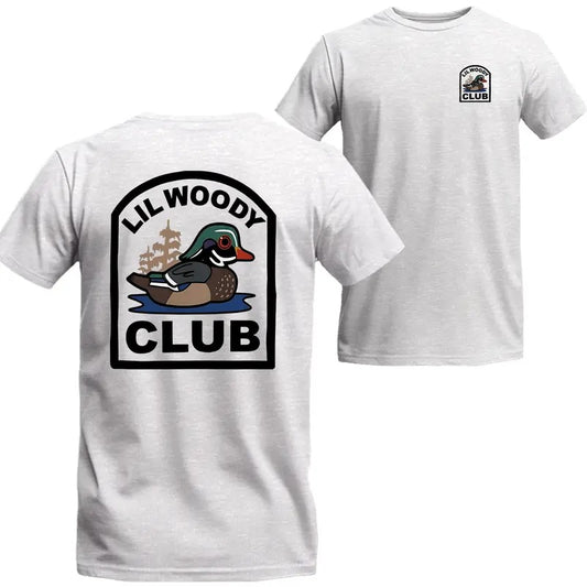 Lil Woody Club SHort  Sleeve Tee Vintage T-shirt, MW Unisex Shirt Menswear Top Hoodie, Sweatshirt | InkThreadWorks.com