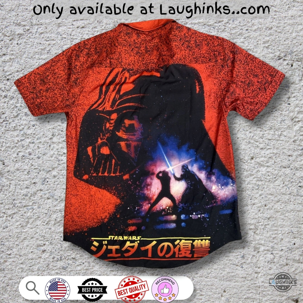 Limited Edition Revenge Of The Jedi Return Vader Hawaiian Shirt