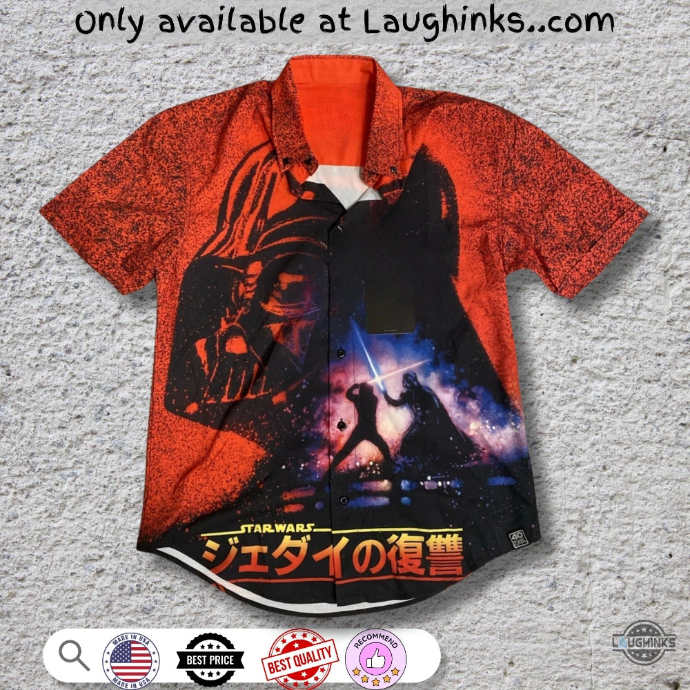 Limited Edition Revenge Of The Jedi Return Vader Hawaiian Shirt