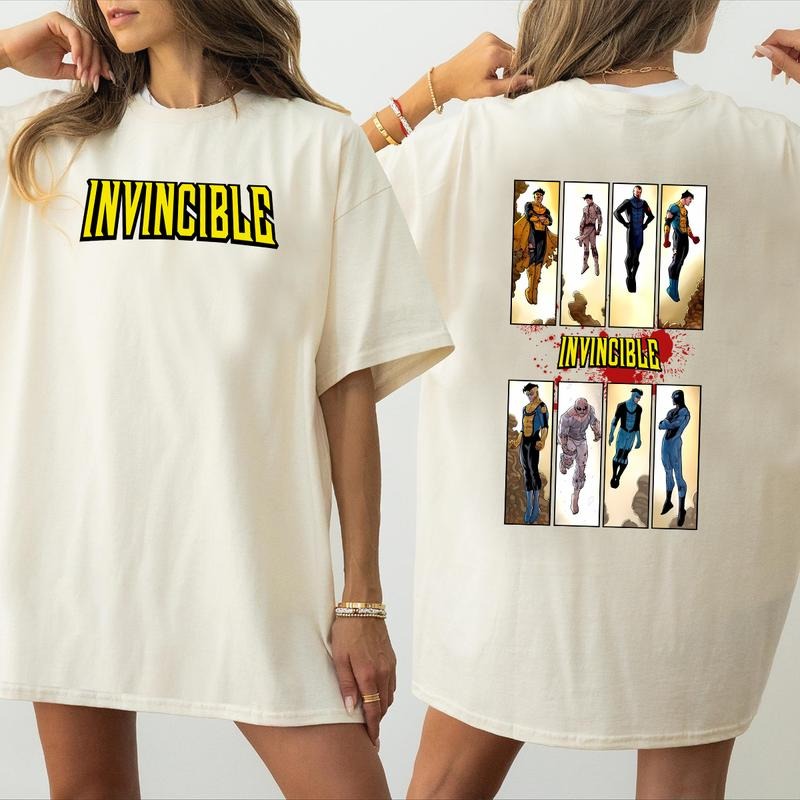 Limited Invincible Mark Superhero T Shirt, Unisex Shirt, Graphic Tee, Supe Costume, Comic Book Fan Gift Mineral Wash