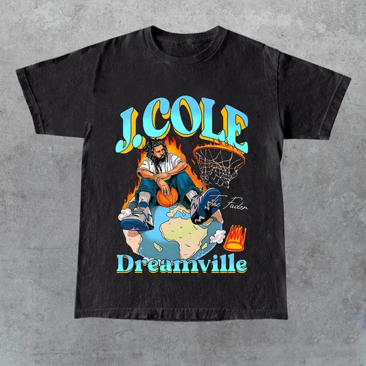 Limited J Cole Dreamville Vintage T-Shirt, Gift For Women and Man Unisex T-Shirt Hoodie, Sweatshirt | InkThreadWorks.com