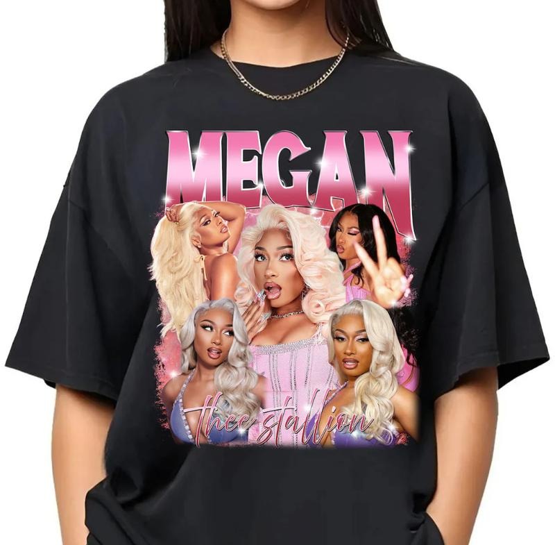 Limited Megan Thee Stallion Shirt, Vintage Megan Thee Stallion 90s Shirt, Rapper Megan Thee Stallion Bootleg Shirt,Retro...