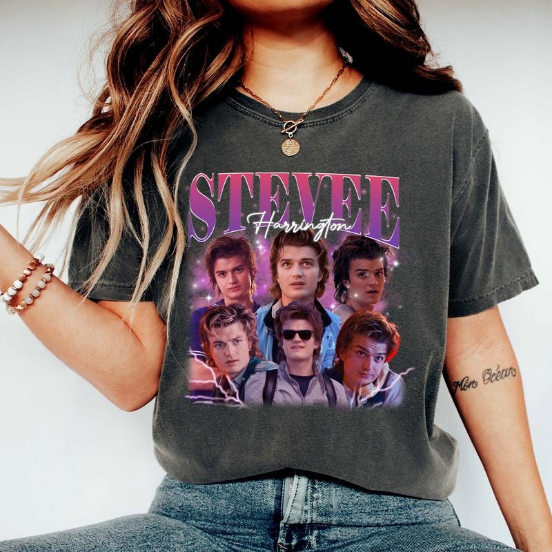 Limited Steve Harrington Vintage T-Shirt, Gift For Woman and Man Unisex T-Shirt Hoodie, Sweatshirt | InkThreadWorks.com