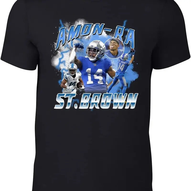 Lions St Brown Bootleg Style T-Shirt Adult Hoodie, Sweatshirt | InkThreadWorks.com