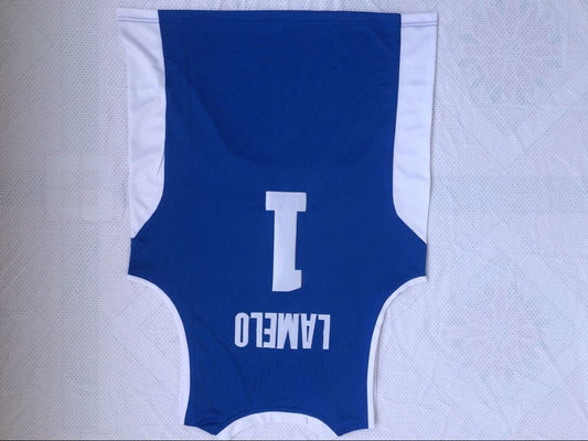Lithuania Vytautas #1 LaMelo Ball 1 # Jersey Blue Style 2