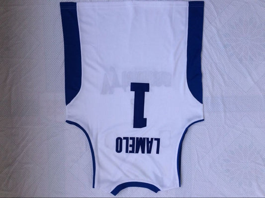 Lithuania Vytautas #1 LaMelo Ball 1 # Jersey White Style 2