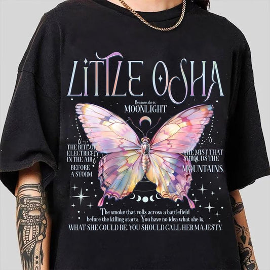 Little Osha Butterfly Unisex, Quicksilver Callie Hart Comfort Color T-Shirt, Saeris Fane Kingfisher Inspired Tee, Book...