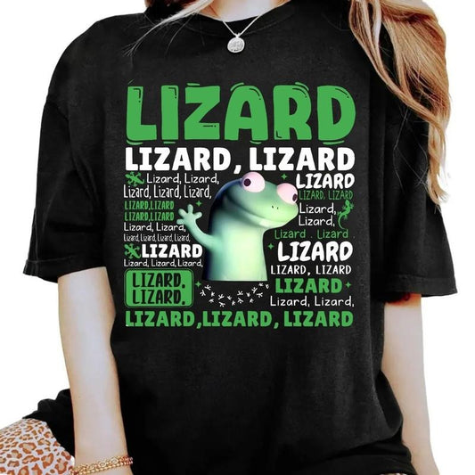 Lizard Lizard Lizard Meme Tshirt Sweatshirt Hoodie, Funny Weirdcore Y2k, Salamander Gecko Tee, Relaxed Fit Shirt, Unisex...