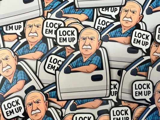 Lock Em Up Fishing Sticker, Trey Taylor Permission, Crewe Tractor Decal, Angry Grandpa T-Shirts, Hoodie, Sweatshirt